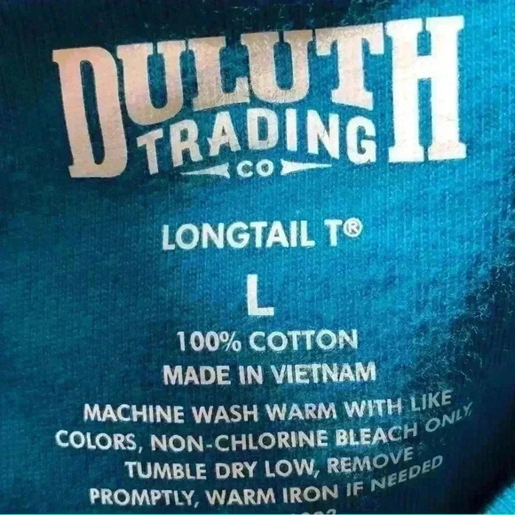 Duluth Longtail TShirt, Teal, Large/Tall - Picture 4 of 4